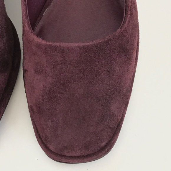 AEROSOLES Altona Slingback Block Heel Pumps Burgundy Women’s Size 7 - Picture 4 of 16